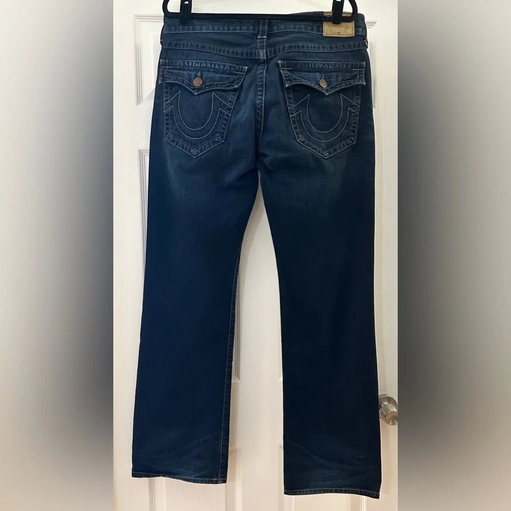 True Religion Billy With Flap Bootcut Jeans Blue Vintage sz 34